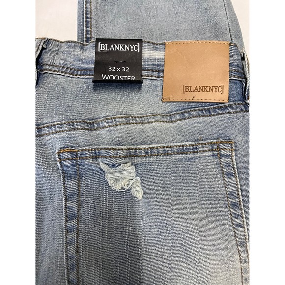 BlankNYC Wooster Slim Fit Mens Distressed Jeans Size 32 x 32 - Picture 7 of 10